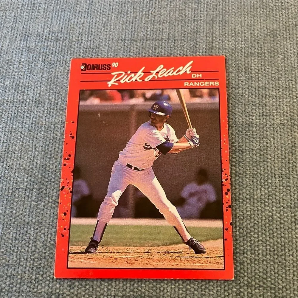 1990 Donruss Texas Rangers Baseball Card Trading Card